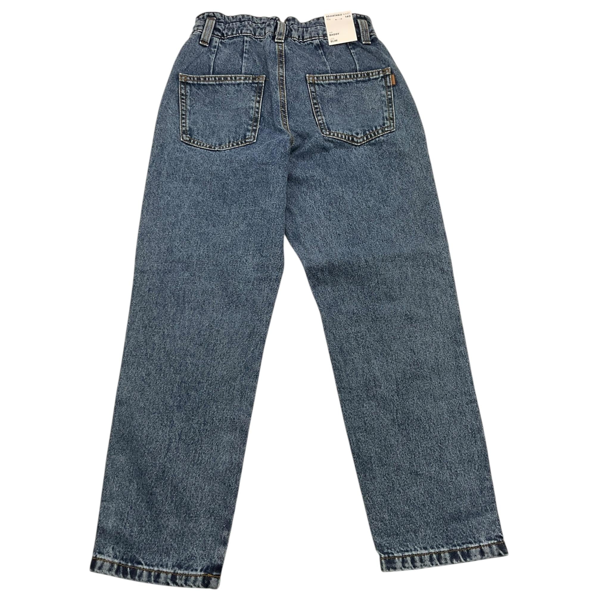 NAME.IT jeans tinta unita con girovita regolabile Blu per Bambino 13210809 BLU NAME.IT 