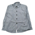 Manuel Ritz Camicia Manica Lunga Tinta Unita per Bambino MR3037 AZZURRO MANUEL RITZ 