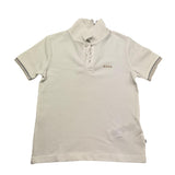 Boss Polo Mezza Manica Tinta Unita per Bambino J52015 BIANCO BOSS 