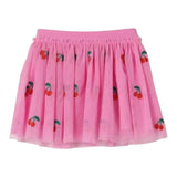 Stella Mccartney Gonna Tinta Unita con Stampa per Bambina TW7B01 ROSA STELLA McCARTNEY 