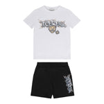 Iceberg Completo 2 Pezzi T-Shirt-Bermuda Bicolore per Bambino CMBICE5102J BIANCO/NERO ICEBERG 