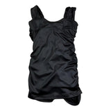 Marc Ellis Abito Tinta Unita con Arricciatura per Bambina JMJDR01206 NERO MARC ELLIS 