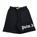 Palm Angels Bermuda Tinta Unita con Elastico In Vita per Bambino PBCI002C99 NERO PALM ANGELS 