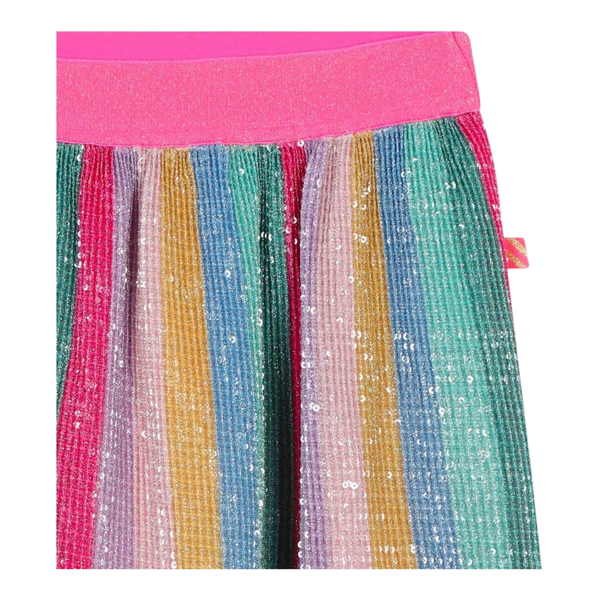BillIEBLUSH gonna tinta unita con paillettes Multicolor per Bambina UE20419 MULTICOLOR BillIEBLUSH 