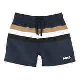 Boss Costume Tinta Unita con Logo per Bambino J51975 BLU BOSS 