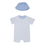 Nike Set 2 Pezzi Pagliaccetto-Cappello per Neonato 56N013 BIANCO NIKE 