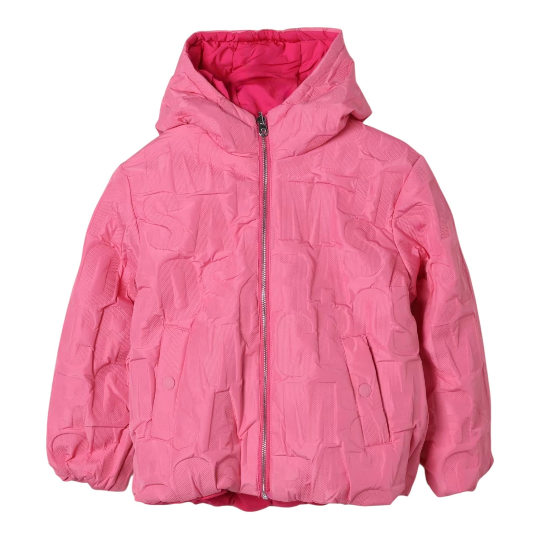 MARC JACOBS giubbino bicolore reversibile con cappuccio Rosa/fuxia per Neonata W60306N ROSA/FUXIA MARC JACOBS 