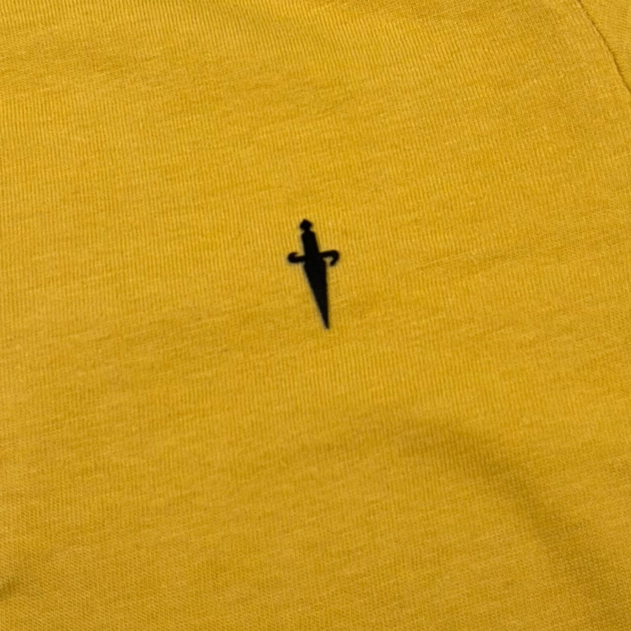 Cesare Paciotti T-Shirt Girocollo Tinta Unita con Stampa per Bambino TSP5155BXX GIALLO CESARE PACIOTTI 