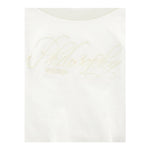Philosophy Felpa Girocollo Tinta Unita Giromanica per Bambina I9E608X BIANCO PHILOSOPHY 
