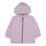 K-Way Giubbino Tinta Unita con Zip E Cappuccio per Bambina K2148NW LILLA K-WAY 
