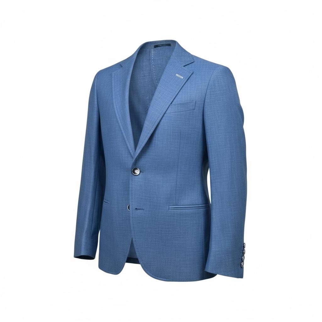 Manuel & Frank Giacca Tinta Unita con Bottoni per Bambino MF6226R BLU MANUEL & FRANK 