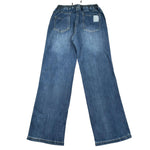 Refrigiwear Jeans Tinta Unita con Elastic In Vita per Bambina RWG606 BLU REFRIGIWEAR 