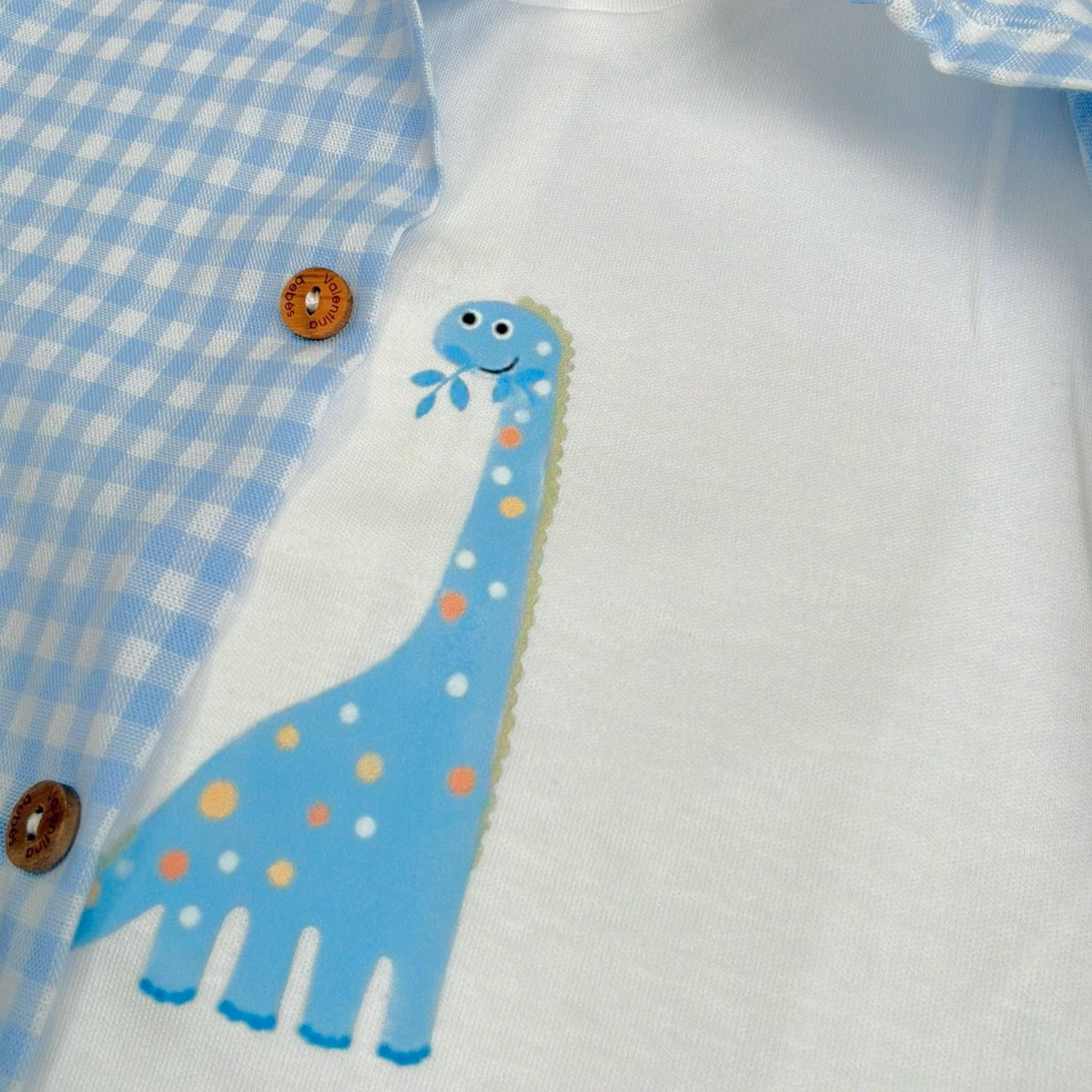 Valentina Bebes Completo 3 Pezzi T-Shirt-Camicia-Bermuda per Bambino LOVE20J AZZURRO VALENTINA BEBES 