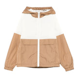 Herno Giubbino Bicolore con Zip per Bambina GI000020X BIANCO/BEIGE HERNO 