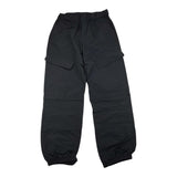 Msgm Pantalone Tinta Unita Con Tasconi Nero Per Bambino