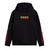 VANS felpa chiusa con cappuccio e stampa logo Nero per Bambino VN000K9ABLK1 NERO VANS 