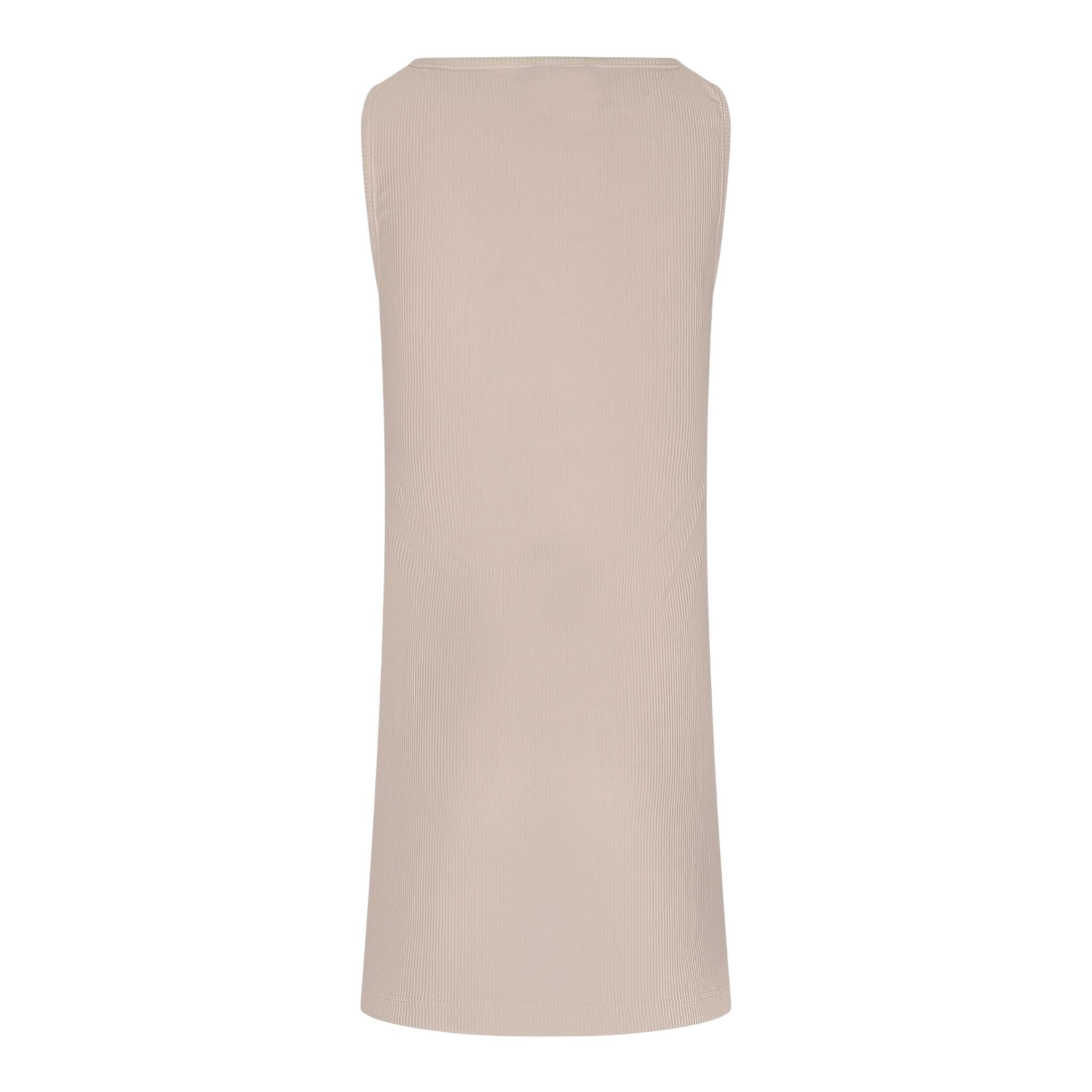 Marc Ellis Abito tinta unita A Costine con Stampa Panna per Bambina JMJDR01168X PANNA MARC ELLIS 