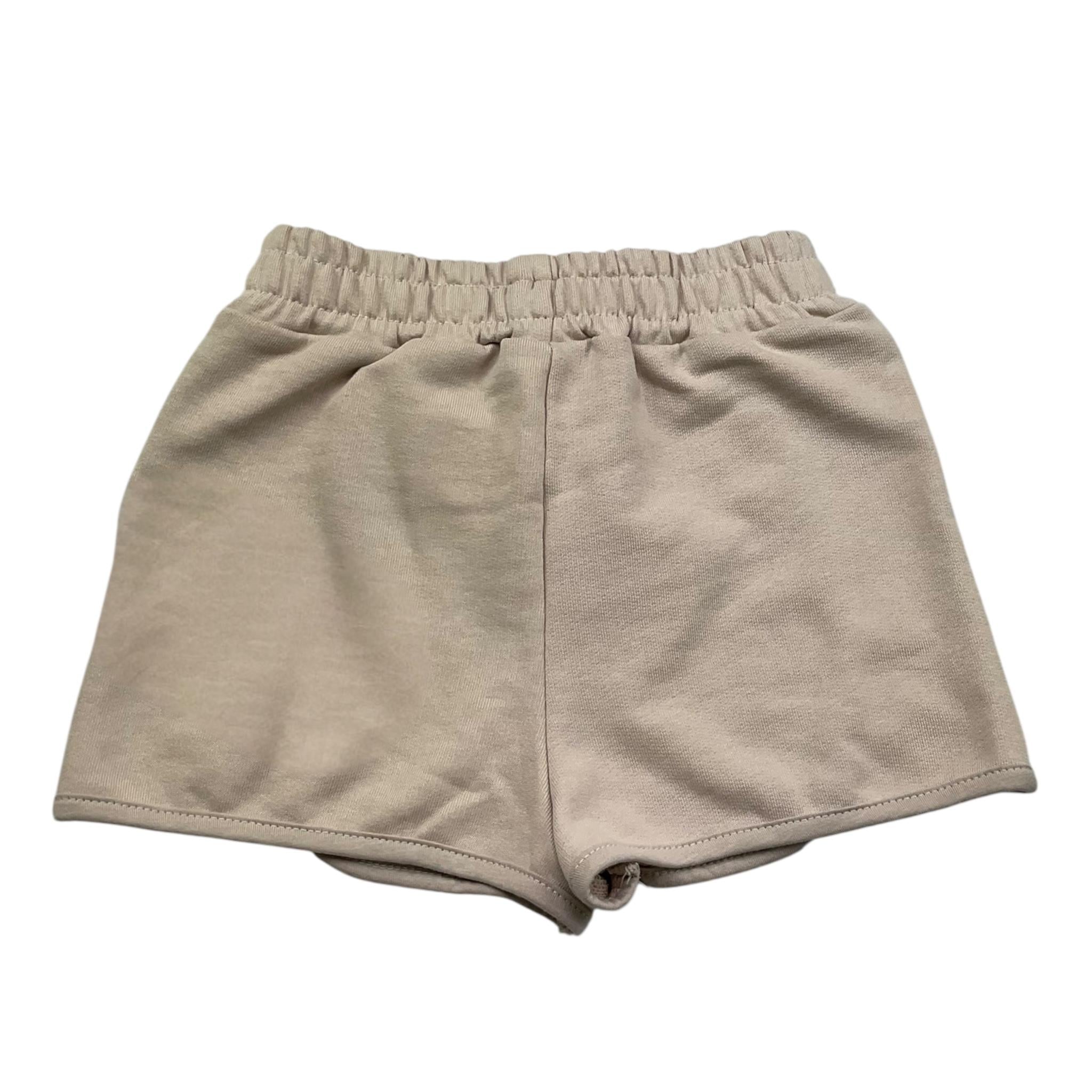 Disclaimer Short Tinta Unita con Trafori per Bambina 25EDK58547 BEIGE DISCLAIMER 