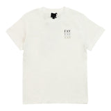 Fay T-Shirt Girocollo Tinta Unita con Stampa per Bambino FS8P31 BIANCO FAY 