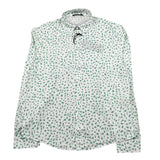 Daniele Alessandrini Camicia Manica Lunga Tinta Unita Stampa Fantasia per Bambino 1235C1253 BIANCO DANIELE ALESSANDRINI 