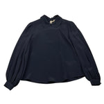 SIMONETTA camicia manica lunga tinta unita Blu per Bambina SV5A40 BLU SIMONETTA 