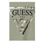 GUESS shirt girocollo tinta unita con stampa Verde per Bambina J84I36K8HM0XX VERDE GUESS 