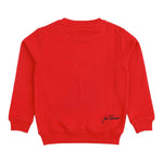 JOHN RICHMOND felpa chiusa girocollo tinta unita con logo Rosso per Bambino RBA24047FE ROSSO JOHN RICHMOND 
