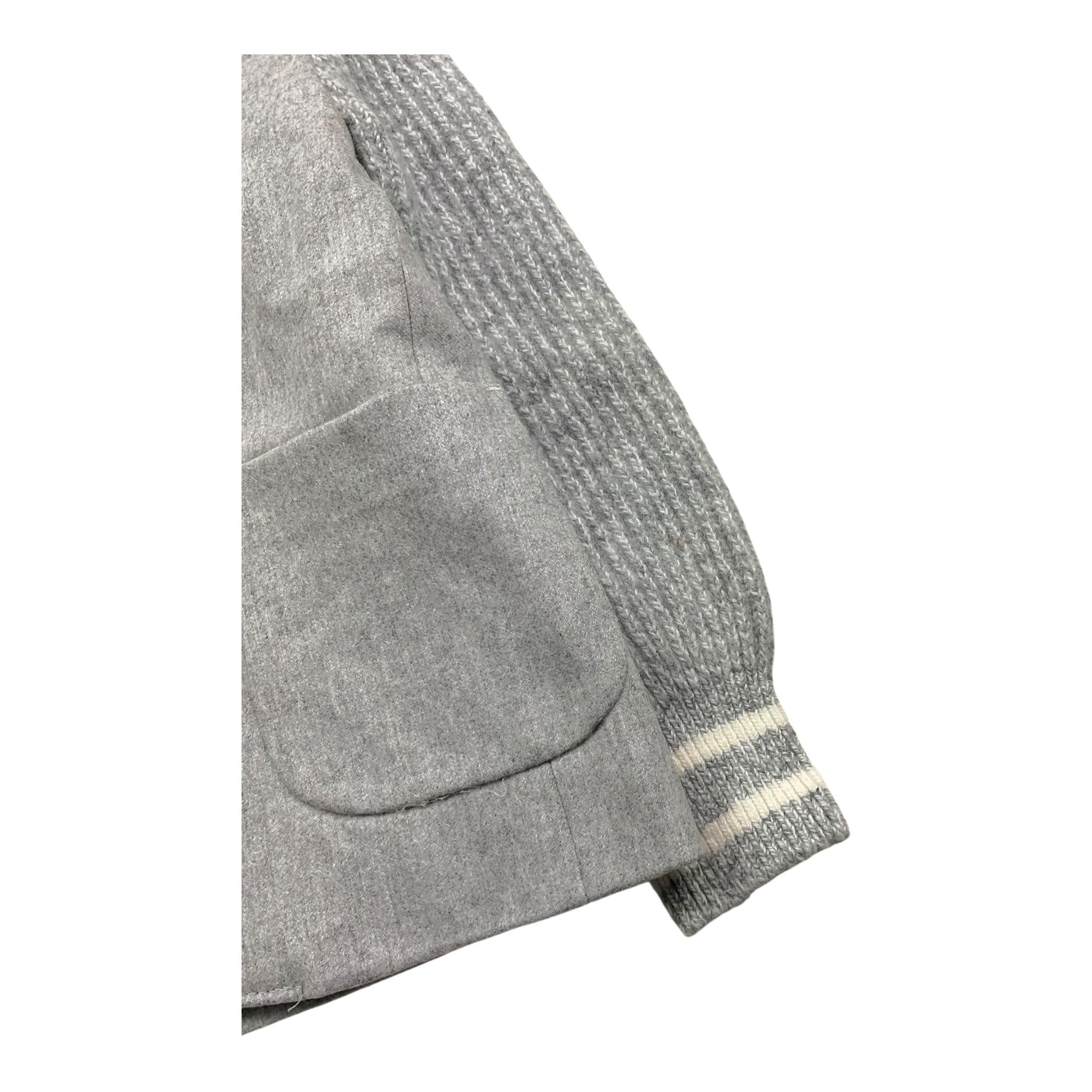 ELEVENTY giacca tinta unita con maniche in maglia Grigio per Bambino EV2Q34 GRIGIO ELEVENTY 