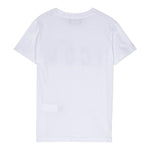 Dsquared2 T-Shirt Girocollo Tinta Unita con Stampa per Neonato DQ2968 BIANCO DSQUARED2 