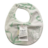 Le Bebe' Bavetta Tinta Unita con Stampa per Neonata LBG5614 BIANCO LE BEBE' 