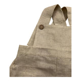Wedoble Salopette Tinta Unita Beige Per Neonato