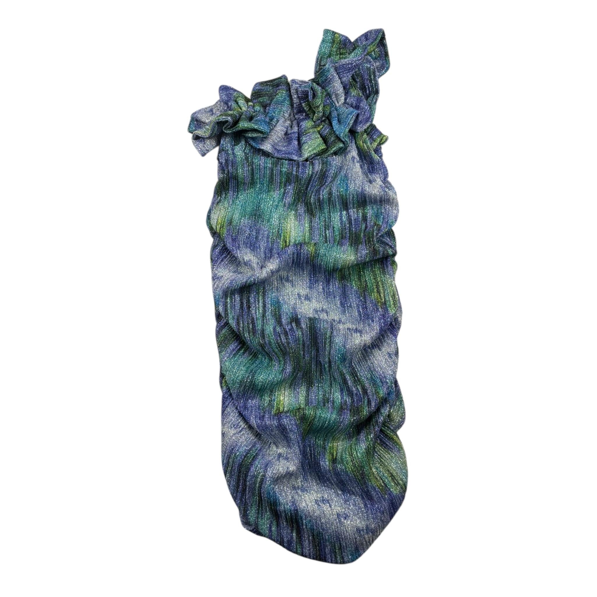 Shopart Abito Multicolor Monospalla con Fantasia per Bambina SAJDR000355 BLU SHOPART 