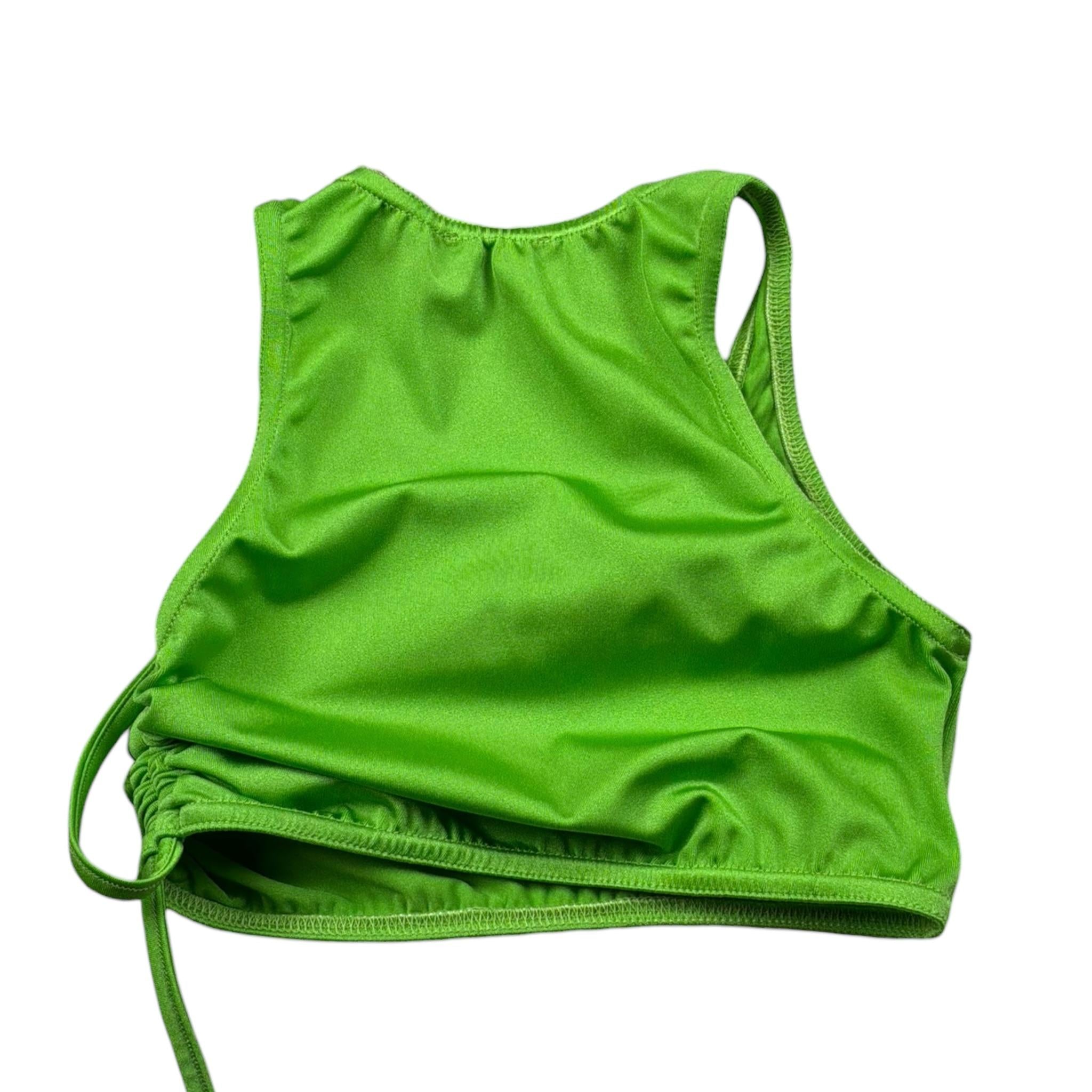 4Giveness Top Tinta Unita Giromanica per Bambina FGCG3887 VERDE 4GIVENESS 