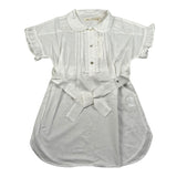 Zhoe & Tobiah Abito Giromanica Tinta Unita per Bambina RTT7FJ BIANCO ZHOE & TOBIAH 