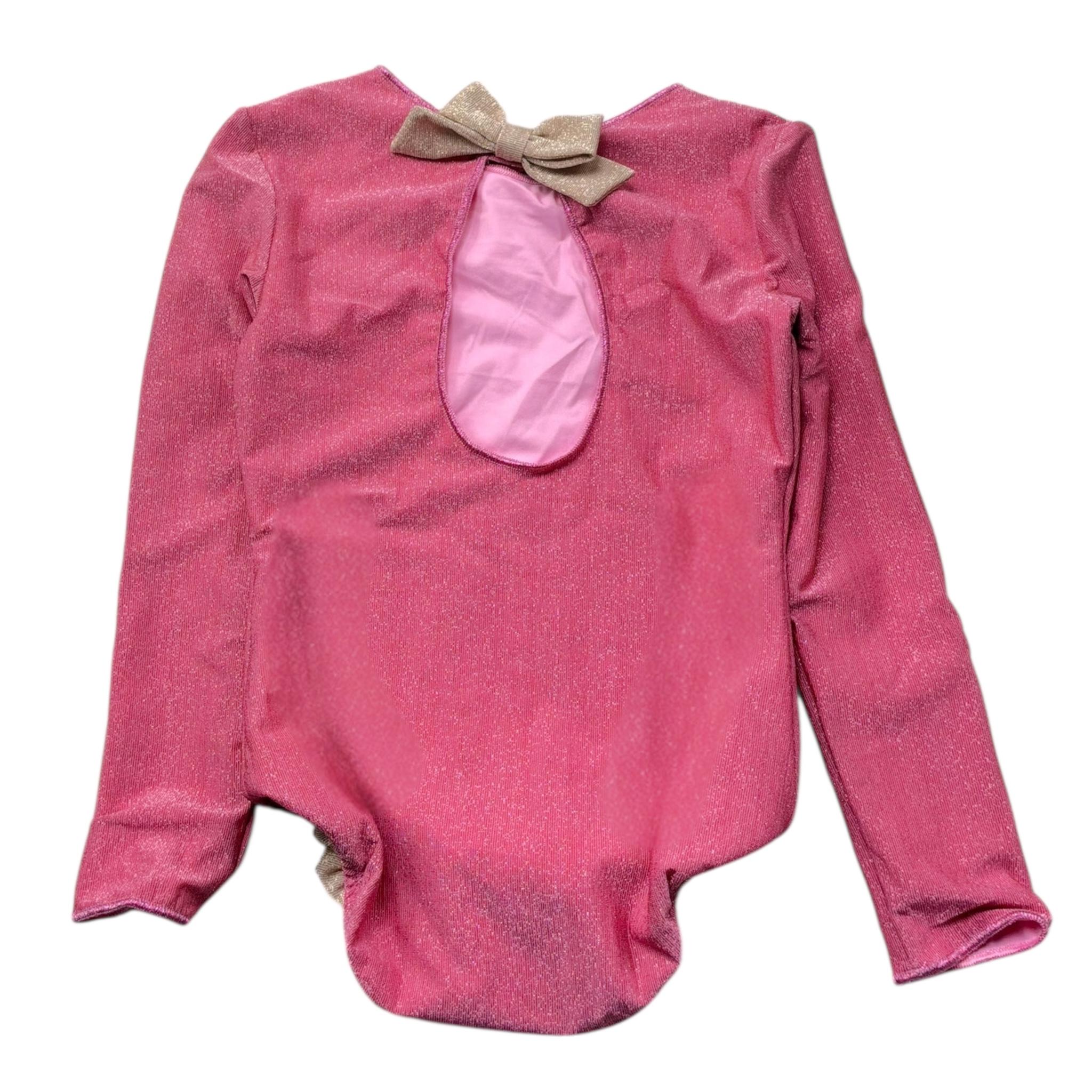Saint Barth Costume Intero Manica Lunga per Bambina 00064L FUXIA SAINT BARTH 