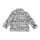 John Richmond Giacca Tinta Unita Logata per Bambino RBP24146GCHB BIANCO JOHN RICHMOND 
