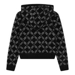 MICHAEL KORS feplpa tinta unita logata con zip e cappuccio Nero per Neonata R30163N NERO MICHAEL KORS 