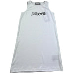 Just Cavalli Canotta Tinta Unita con Stampa per Bambina JGP26008CN BIANCO JUST CAVALLI 