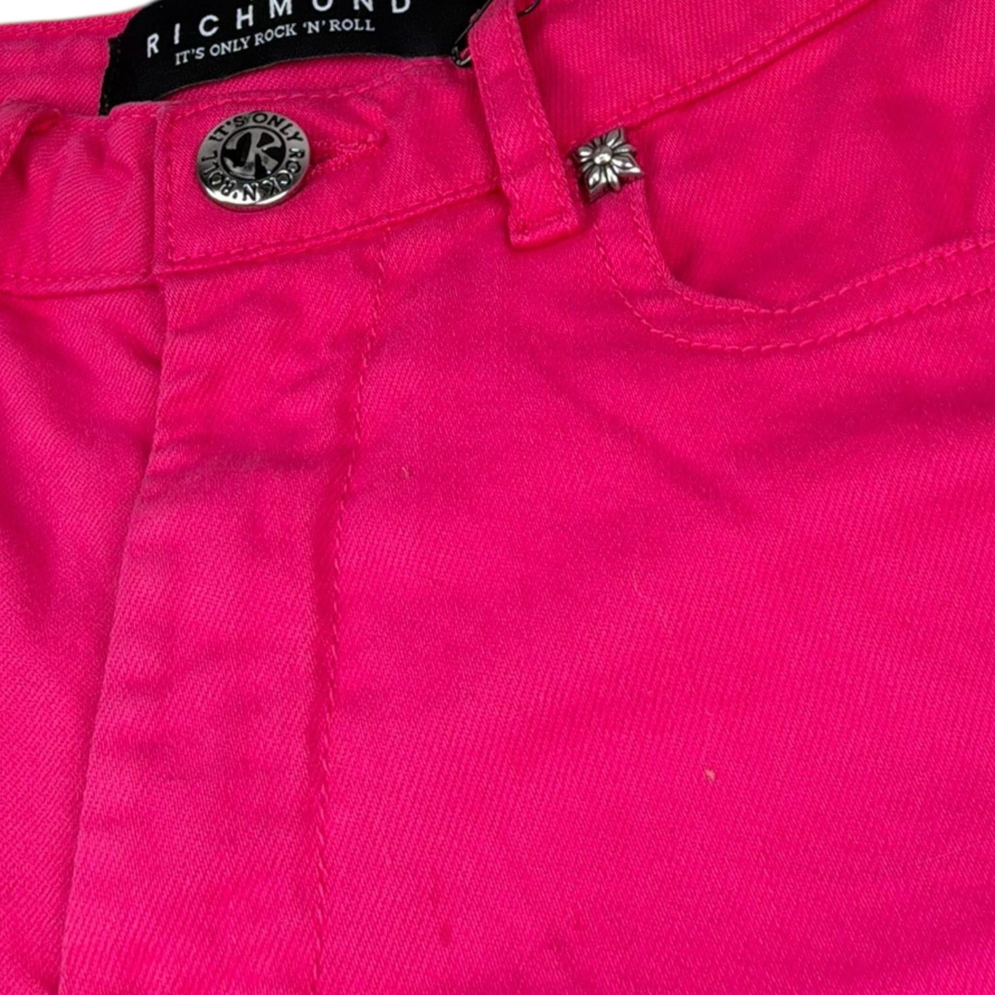 John Richmond Jeans Modello A Palazzo Tinta Unita per Bambina RGP26162PA FUXIA JOHN RICHMOND 
