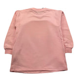 MOSCHINO abito felpa girocollo tinta unita con stampa Rosa per Neonata MDV0BNXXXX ROSA MOSCHINO 