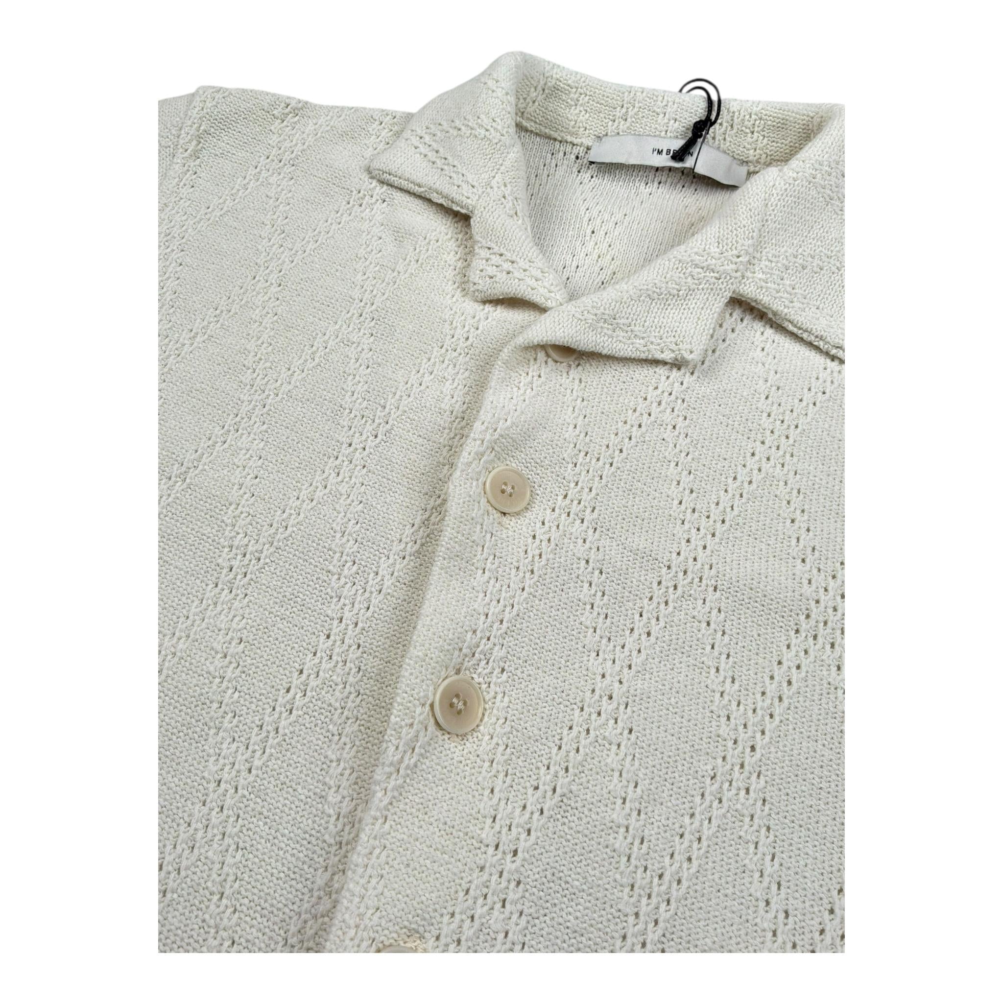 I'Am Brian Camicia Mezza Manica Tinta Unita per Bambino CA3312J PANNA I'AM BRIAN 