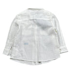 Daniele Alessandrini Camicia tinta unita con Stampa Bianco per Neonato 1295C0823 BIANCO DANIELE ALESSANDRINI 