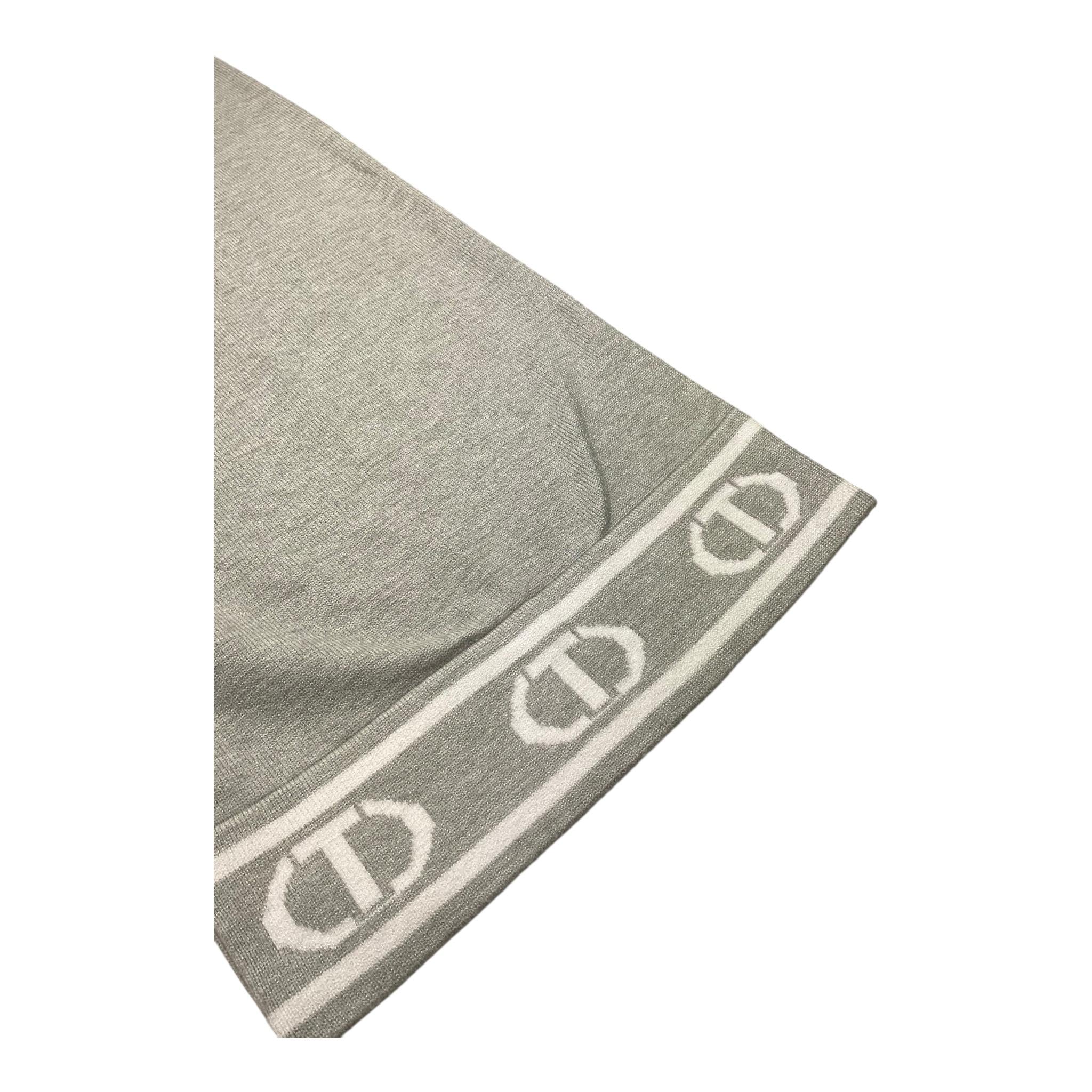 TWINSET pantalone tinta unita modello a palazzo Grigio per Bambina 242GJ3160 GRIGIO TWINSET 