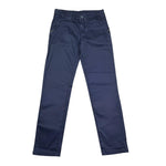 Crocefisso 12 Milano Pantalone Tinta Unita con Girovita Regolabile per Bambino PK0074 BLU CROCEFISSO 12 MILANO 