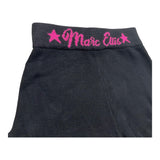 MARC ELLIS gonna tinta unita con logo Nero per Neonata JMNS00181 NERO MARC ELLIS 