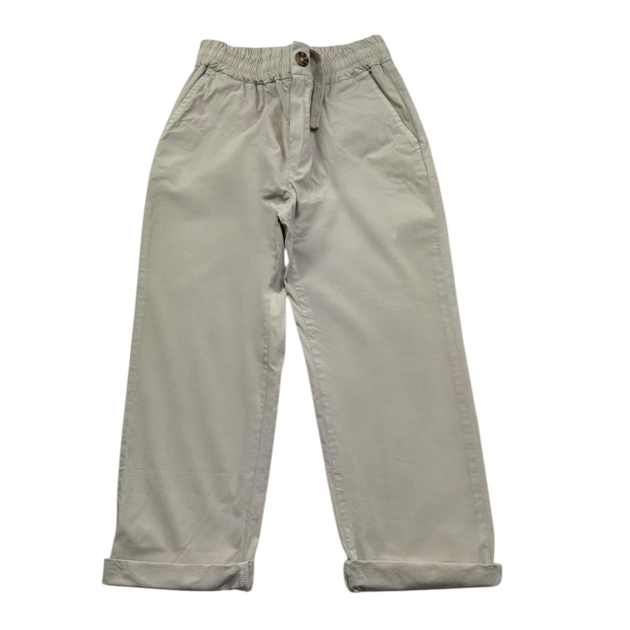 Saint Barth Pantalone Tinta Unita con Elastico In Vita per Bambino 00535L BEIGE SAINT BARTH 