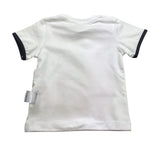 Bikkembergs T-Shirt Tinta Unita con Stampa per Neonato BK3433 BIANCO BiKKEMBERGS 