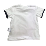 Bikkembergs T-Shirt Tinta Unita con Stampa per Neonato BK3433 BIANCO BiKKEMBERGS 