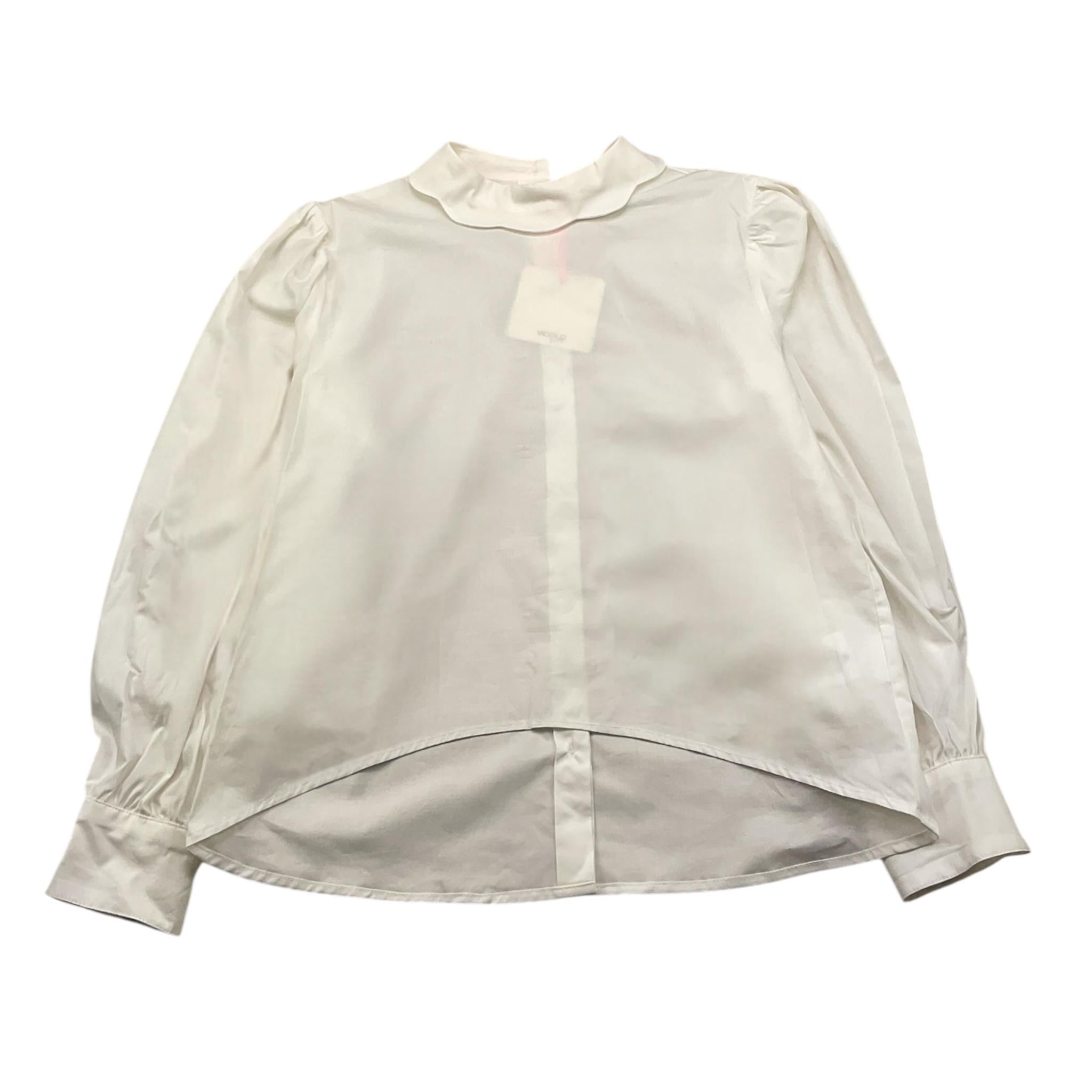 VICOLO camicia tinta unita con colletto Panna per Bambina 3141C00070X PANNA VICOLO 