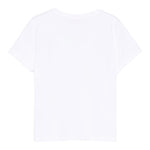 Saint Barth T-Shirt Girocollo Tinta Unita con Stampa per Neonata ELLY001XX BIANCO SAINT BARTH 